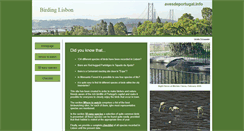 Desktop Screenshot of lisbon.avesdeportugal.info
